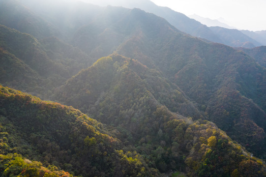 秦岭山秋色