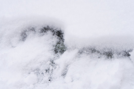 室外降雪之后洁白的积雪背景