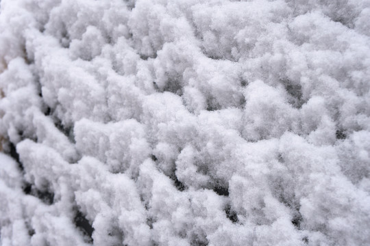 室外降雪之后洁白的积雪背景