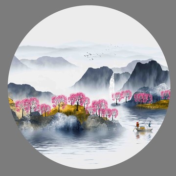 禪意山水畫(huà)