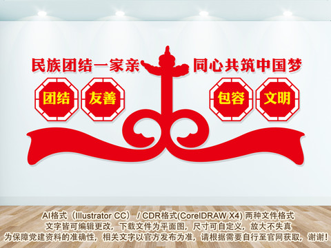 民族團(tuán)結(jié)文化墻