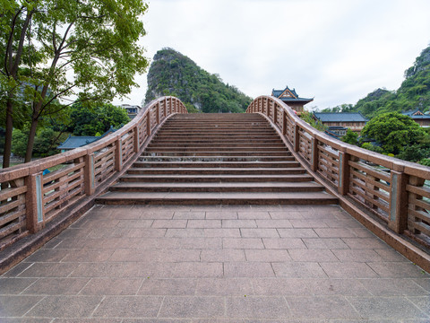 广西桂林市木龍湖景区石桥