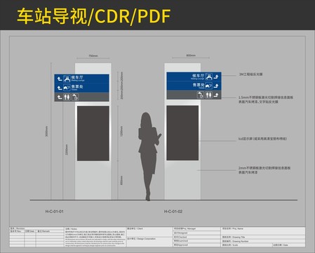 车站导视牌