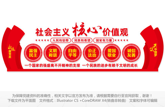 核心價值觀文化墻