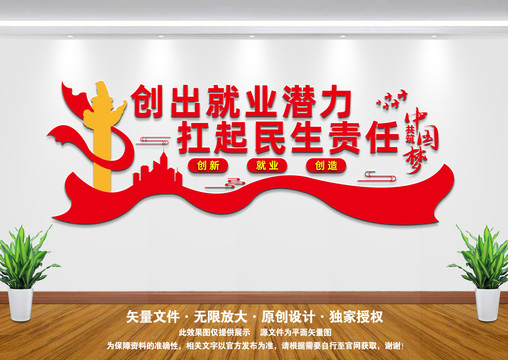 穩(wěn)就業(yè)文化墻