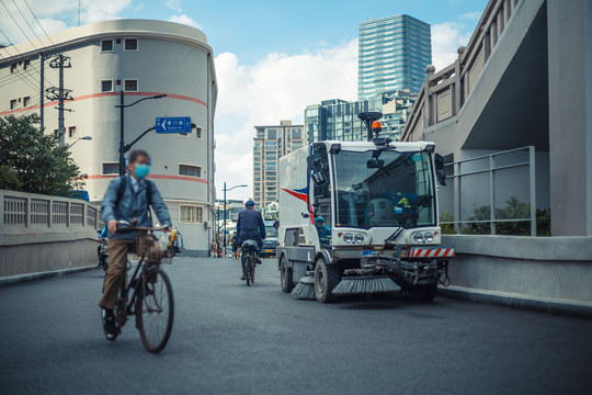 上海浦西街景