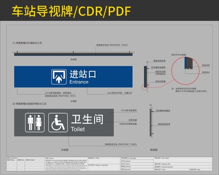 车站导视牌