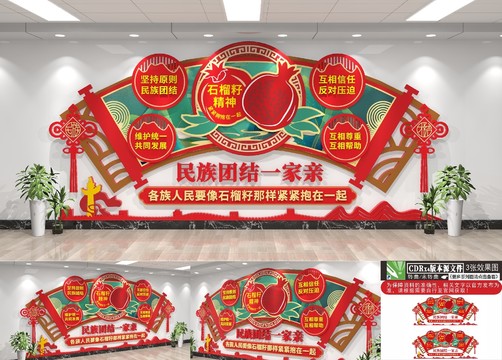 民族團(tuán)結(jié)文化墻