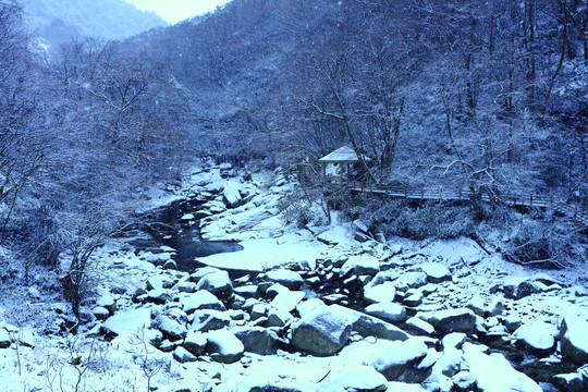 光雾山黑熊沟