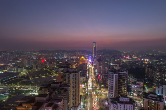 东莞虎门镇夜景