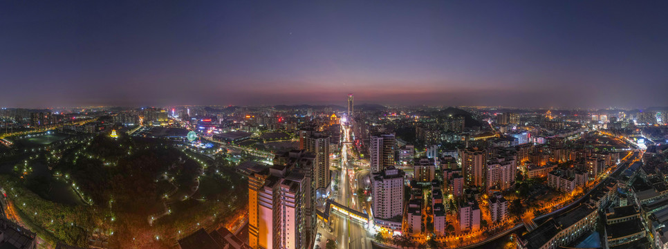 东莞虎门夜景全景