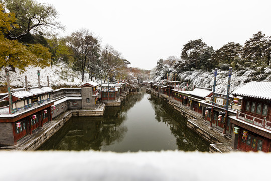 颐和园雪景