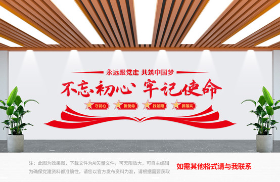 不忘初心牢記使命