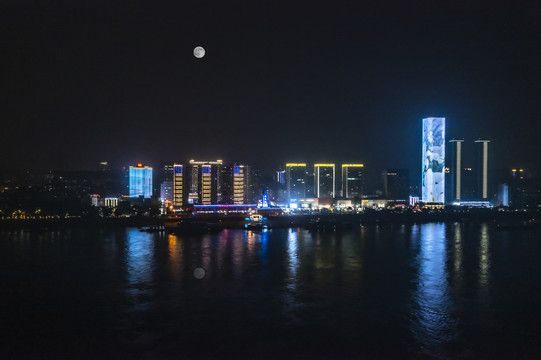 宜昌滨江公园夜景