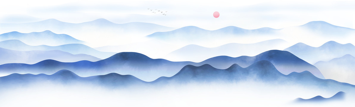 藍(lán)色意境圖