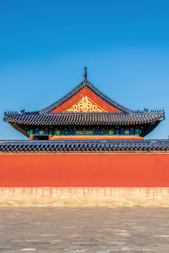 中国北京天坛公园祈年殿东配殿