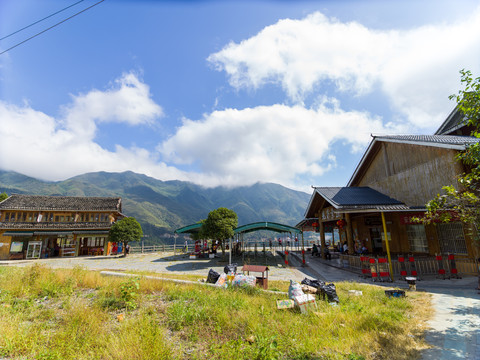 龙脊风景名胜区金坑红瑶梯田景观