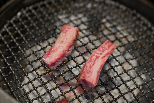 日式烧肉韩国烤肉和牛肉