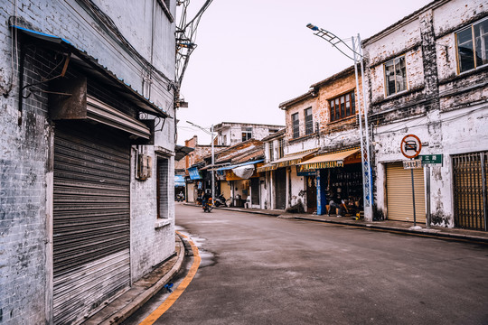 城市老街道