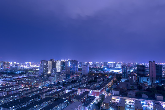 呼和浩特夜空