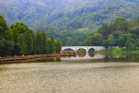 大夫山湖景