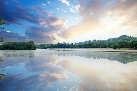 大夫山湖景