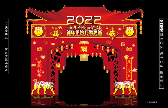 新年門頭