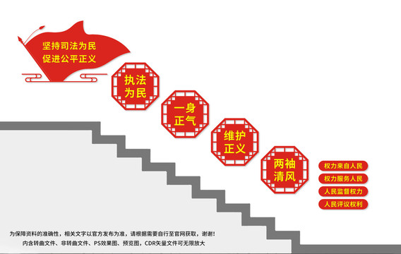 司法樓梯文化墻