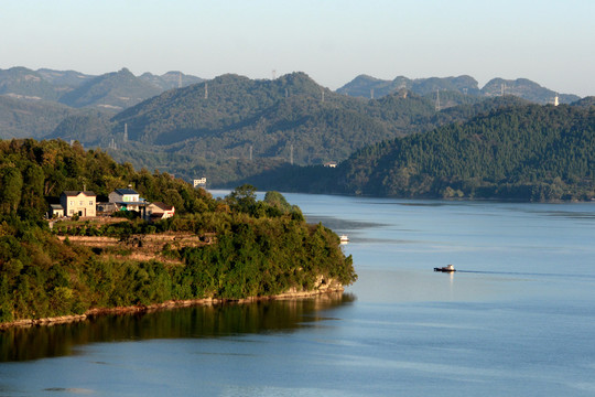 清江风景