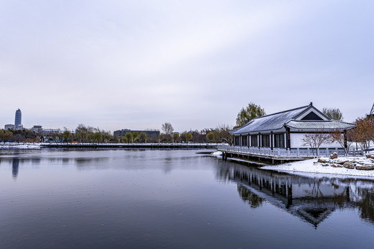 长春德苑主题公园冬季风景