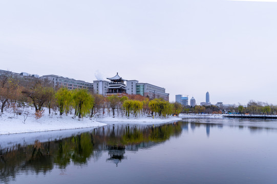 长春德苑主题公园冬季风景