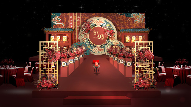 中式舞臺(tái)設(shè)計(jì)