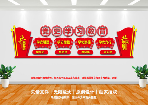 學(xué)黨史文化墻