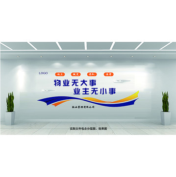 物業(yè)形象墻
