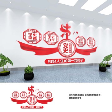 學(xué)黨史文化墻