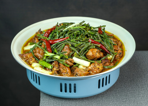 干豆角鮮炒雞
