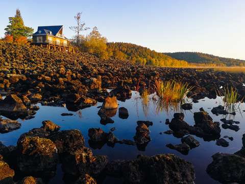 火山岩木屋别墅