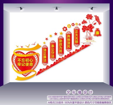 廉政樓梯間文化墻