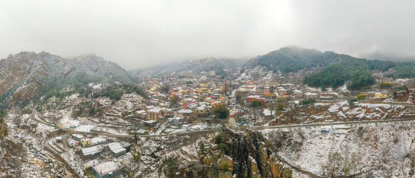 崂山北九水雪景