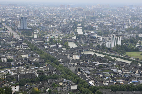 都江堰城区