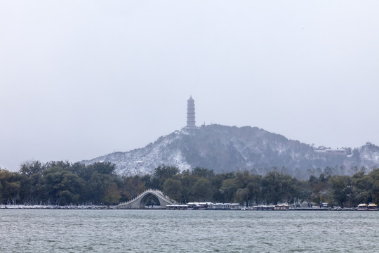 颐和园雪景