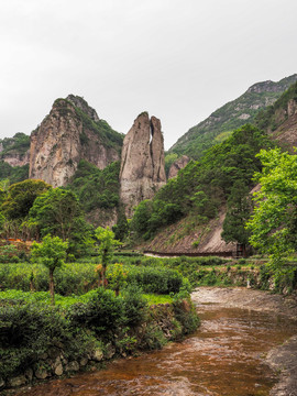 乐清市雁荡山大龙湫景区剪刀峰