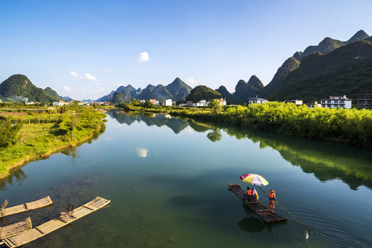 遇龙河漂流