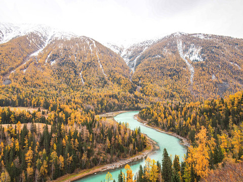 喀纳斯美景