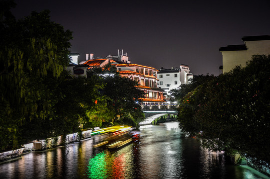 南京秦淮河夜景