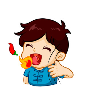 原創(chuàng)卡通Q版男孩人物形象