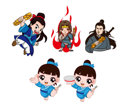 原創(chuàng)卡通Q版男孩人物形象