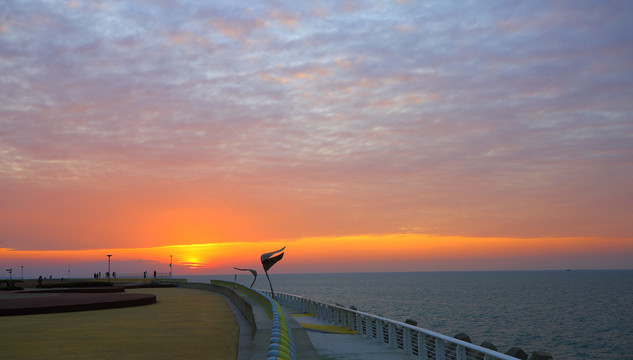 大海晚霞