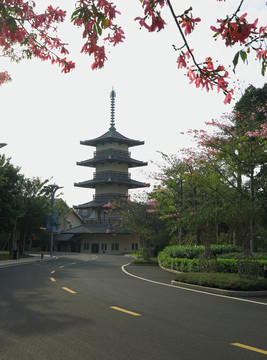 海花岛仿古建筑