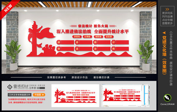 統(tǒng)計(jì)局文化墻